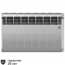 Радиатор Royal Thermo 350/87 8 секций, серый, биметалл