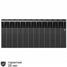 Секционный радиатор Royal Thermo Biliner 350/87, 12 секций, черный