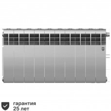 Секционный радиатор Royal Thermo Biliner RTBSSVR35010, серый, 10 секций