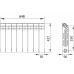 Радиатор секционный Equation Aluminium 8 секций.